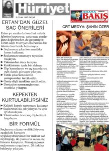 “Saçlarınız ve Siz” Ertan Yılmaz