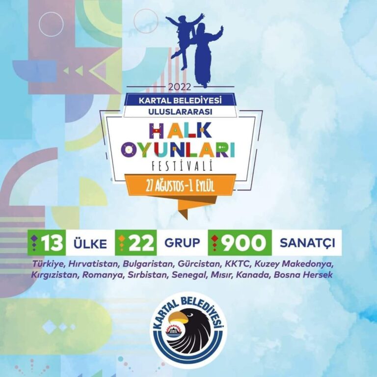 Kartal Belediyesi Uluslararası Halk Oyunları Festivali Başlıyor…