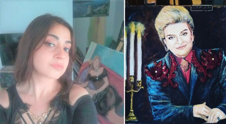 Tablolara ruh veren çılgın ressam, Esra Uluhatun: “Zeki Müren’in portesini çizmek büyük zevkti.”