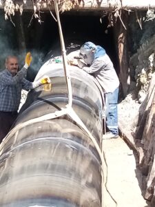 Erzin’in içme su problemini büyük ölçüde çözecek Eğricek suyunun getirilmesi için Hatsunun çalışmaları son aşamaya doğru geliyor…