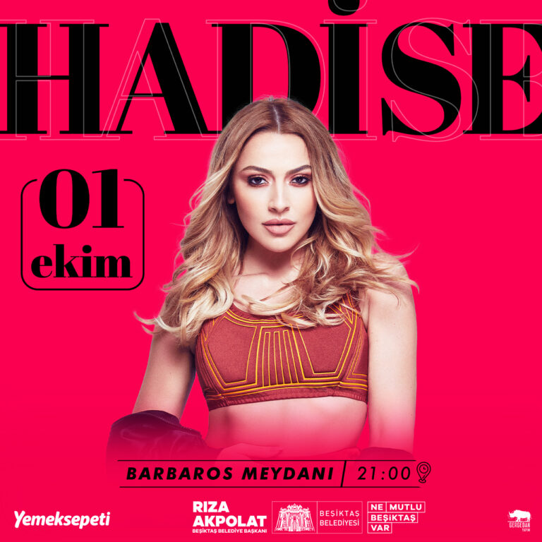 BEŞİKTAŞ FESTİVALİ GÖRKEMLİ BİR KAPANIŞA HAZIRLANIYOR BEŞİKTAŞ FESTİVALİ’NDE SON KONSER HADİSE’DEN!