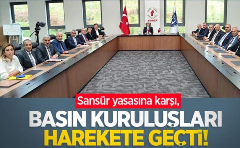 BASIN KURULTAYI GERÇEKLEŞTİRİLECEK…