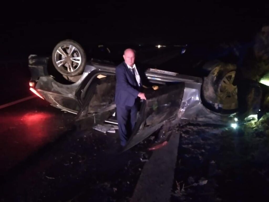 GAZETECİLER TBMM DÖNÜŞÜ KAZA YAPTI