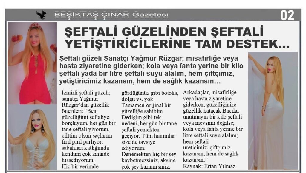 Şeftali Yetiştiricisine Sanatçı Desteği…