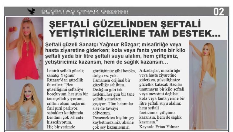 Şeftali Yetiştiricisine Sanatçı Desteği…