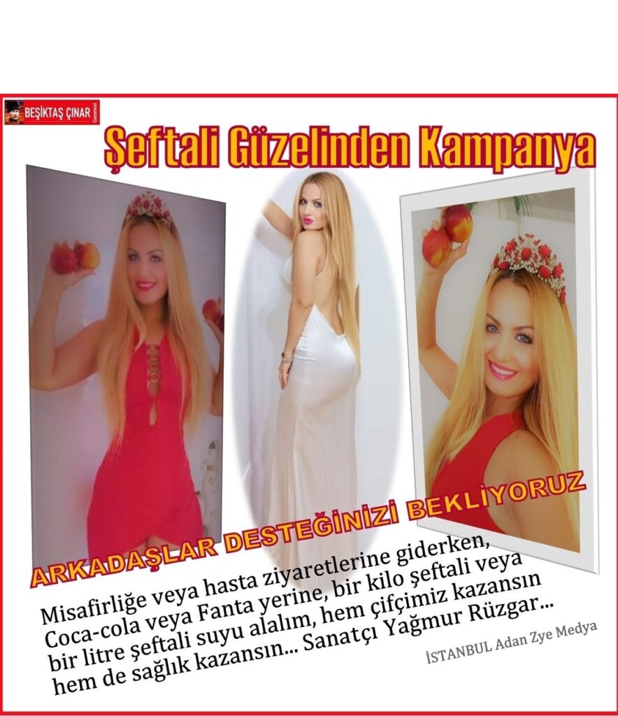 Şeftali Güzeli Rüzgar’dan Şeftali Yetiştiricisine Destek Kampanyası…