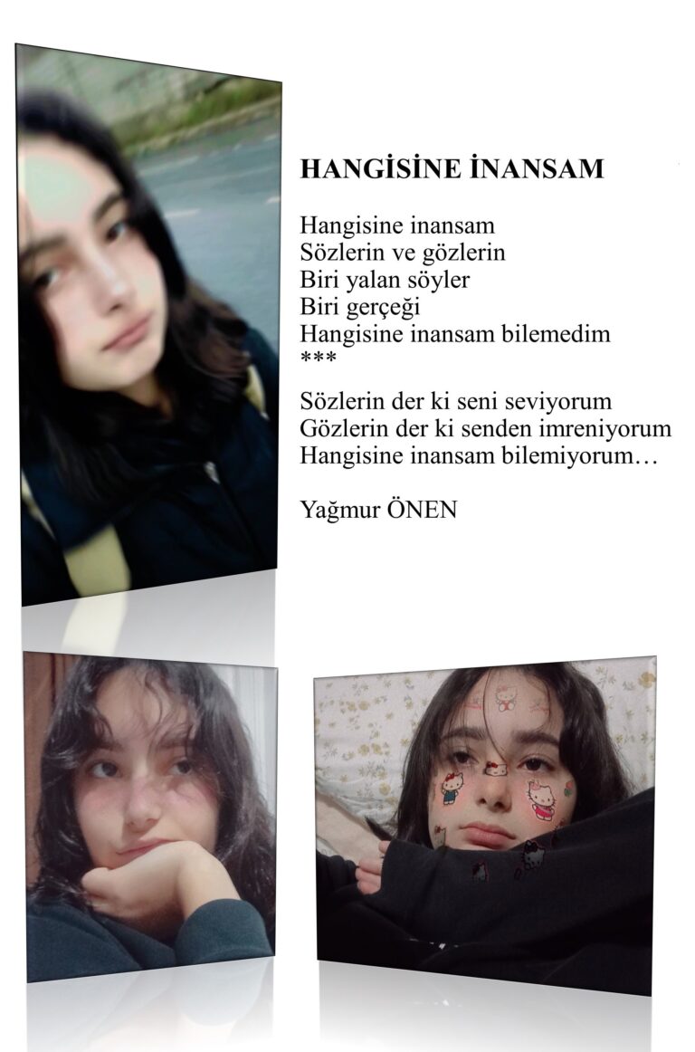 Hangisine inansam, Sözlerin ve gözlerin, Biri yalan söyler, Biri gerçeği…  