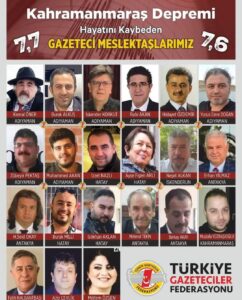 BİZ DE VARIZ… 6 Şubat depremi binlerce insanımızı hayattan kopardı…