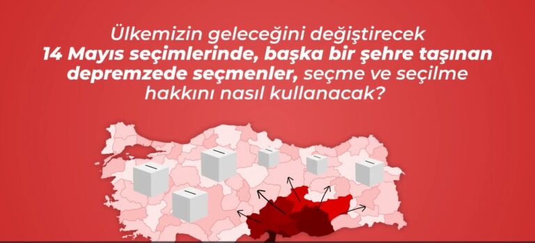 Depremzedeler Seçme ve Seçilme hakkını nasıl kullanacak…