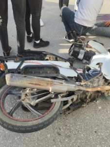 ERZİNDE TRAFİK KAZASI 1 YARALI