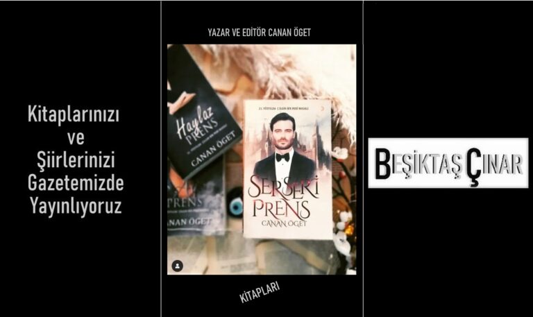 Yazar ve Editör Canan Öget, Beşiktaş Çınar, Kitap Tanıtım Köşesinde…