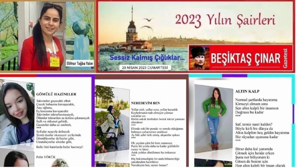 Beşiktaş’ta Düzenlenen Şiir Yarışmada “2023 Yılın Genç Şairleri” Seçilen130 Şiiri Yayınlıyoruz…