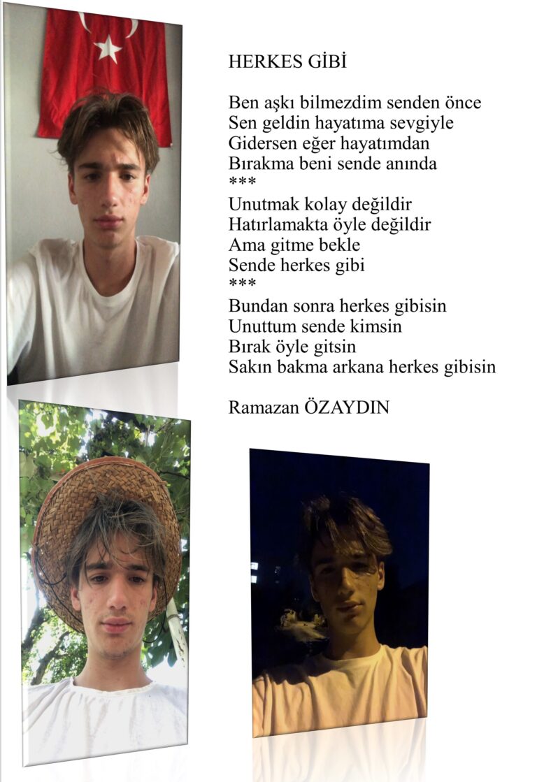 HERKES GİBİ Ben aşkı bilmezdim senden önce Sen geldin hayatıma sevgiyle…