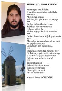 Kurumuştu artık kalbim, O yeni kuru musluğun soğukluğu üzerimde, Alıştım ben soğuğa, Kalbimi jilet gibi kesen bu soğuğa…