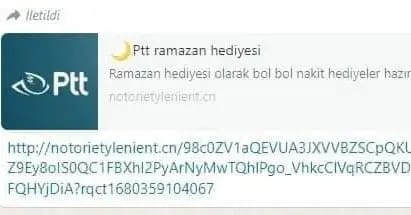 PTT RAMAZAN HEDİYESİ DOĞRU MU?