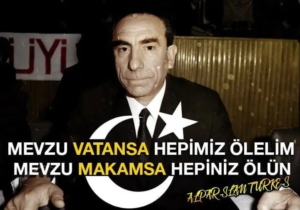 “Hepiniz birer Türk bayrağısınız. Bayrağı lekelemeyin, kirletmeyin yere düşürmeyin.”