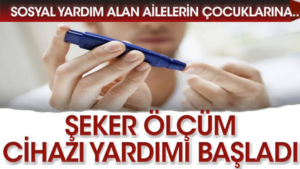 CEYHAN KAYMAKAMLIĞI ŞEKER HASTASI GENÇLERE ÖLÇÜM CİHAZI HEDİYE ETTİ…