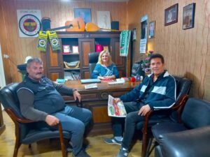 BEŞİKTAŞ ÇINAR GAZETESİ DEVA PARTİSİ ŞARKÖY İLÇE TEŞKİLATINI VE ŞARKÖY HABER GAZETESİNİNİ ZİYARET ETTİ