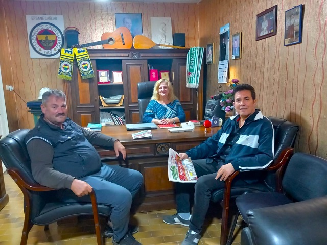 BEŞİKTAŞ ÇINAR GAZETESİ DEVA PARTİSİ ŞARKÖY İLÇE TEŞKİLATINI VE ŞARKÖY HABER GAZETESİNİNİ ZİYARET ETTİ