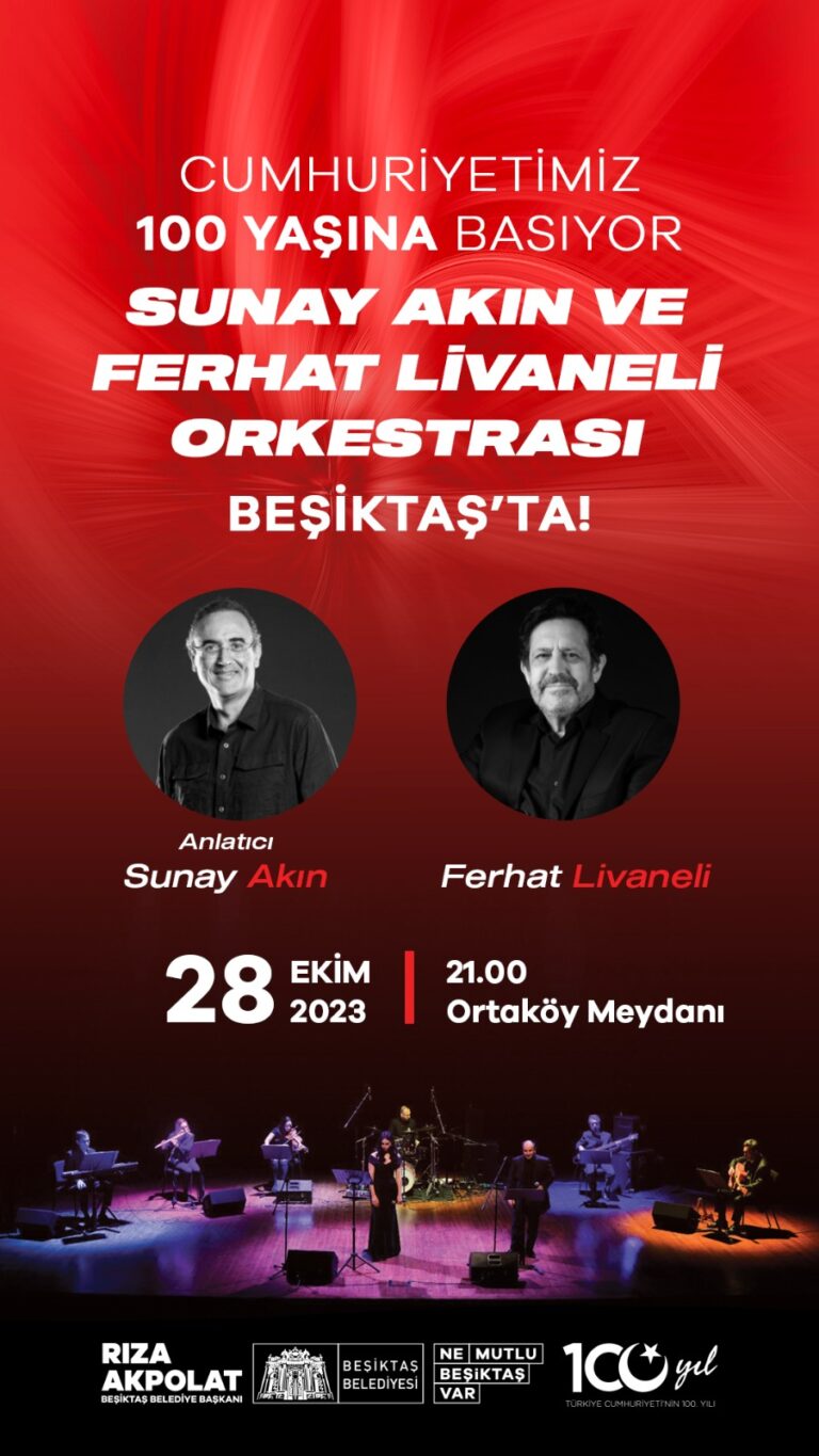 SUNAY AKIN VE FERHAT LİVANELİ ORKESTRASI BEŞİKTAŞ’TA!