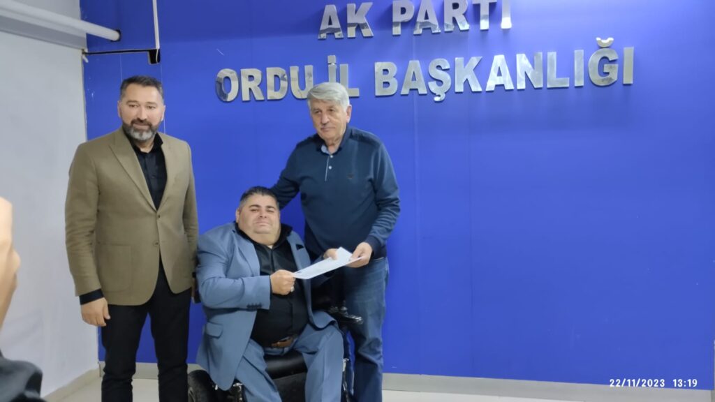 BEYAZAY İL BAŞKANI BÜYÜKŞEHİR BELEDİYE BAŞKANLIĞINA ADAY ADAYI OLDU