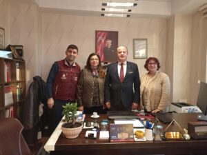 Üsküdar Ünalan Mahalle Muhtarı İstanbul İETT Daire Başkanı Müfit Yetkin’i Ziyaret Etti…