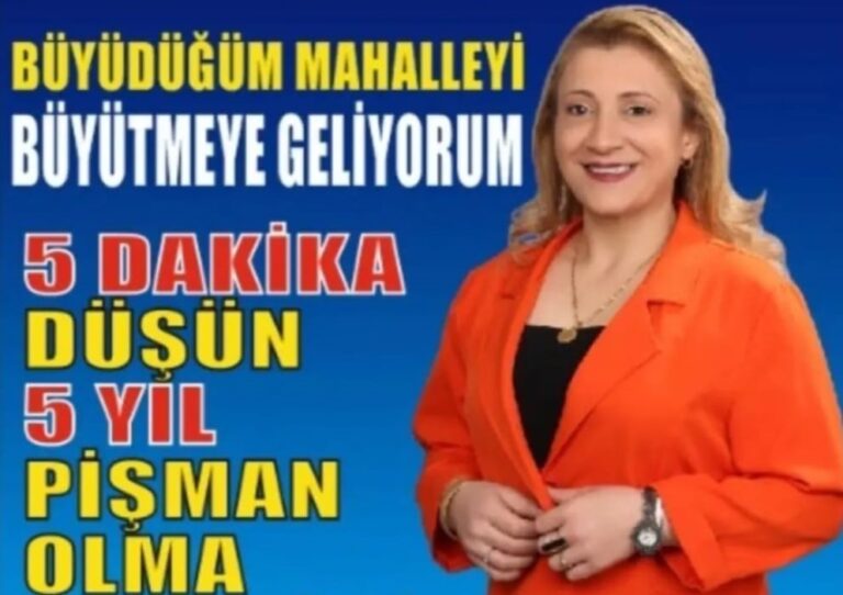 CEYHAN AYTEMUR OĞLU MAHALLESİ MUHTAR ADAYI LATİFE SİBEL AÇIKGÖZ…