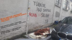 Beşiktaş Vişnezade mahallesinin ev sahipliğinden bir kare; Her kış aklımızın bir yanı; Sokakta yaşayanlar… Ve kader mahkumları…