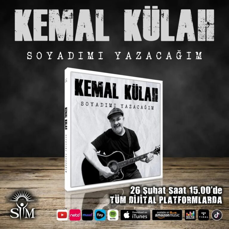 Ünlü şef ve sanatçı Kemal Külah, “Soyadımı Yazacağım” şarkısı ile bomba gibi geliyor…