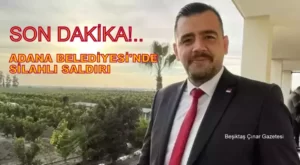 Son dakika! Adana Belediyesi’nde silahlı saldırı: Zeydan Karalar’ın özel kalem müdürü vekiline silahlı saldırı…