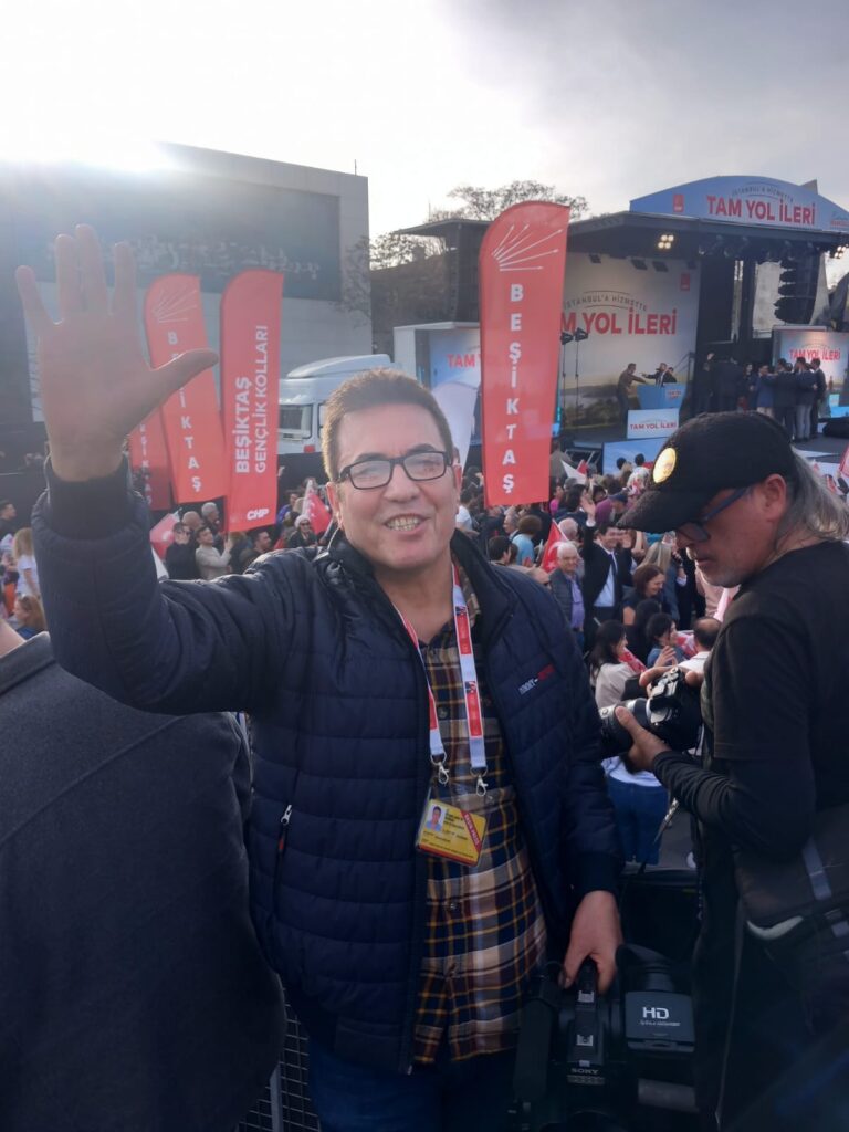 2024 Yerel Seçim, Beşiktaş Barbaros Meydanı; Ekrem İmamoğlu İle…