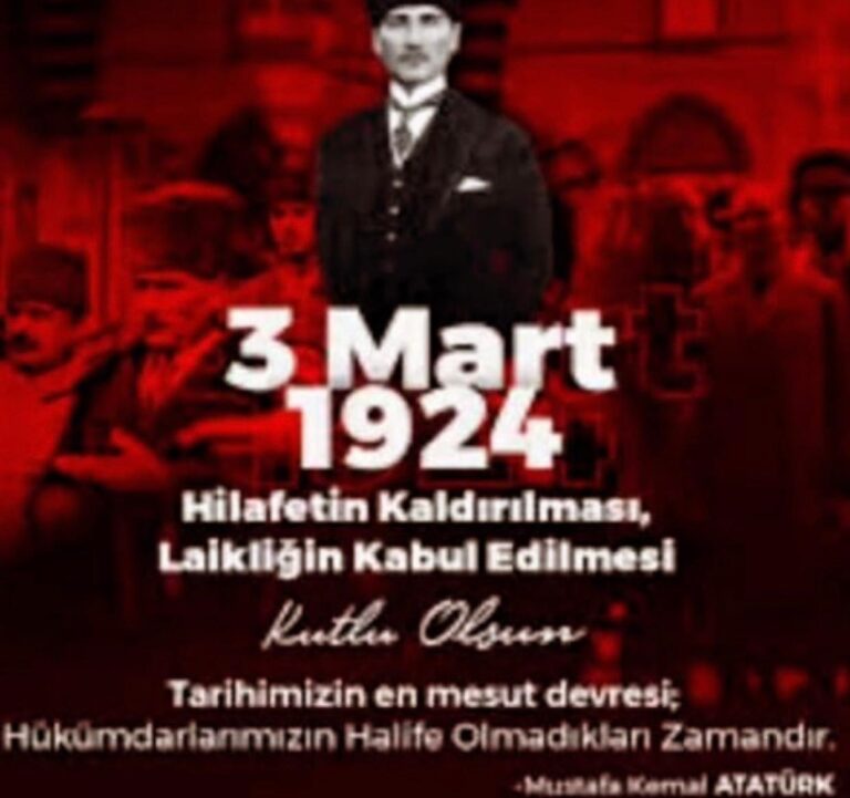 3 Mart, 1924’te üç önemli yasa mecliste kabul edildi…