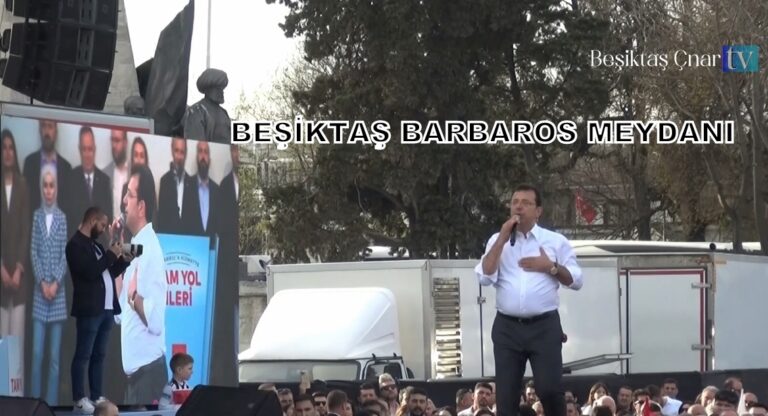 2024 Yerel Seçim, İmamoğlu Beşiktaş Barbaros Meydanında ne demişti?