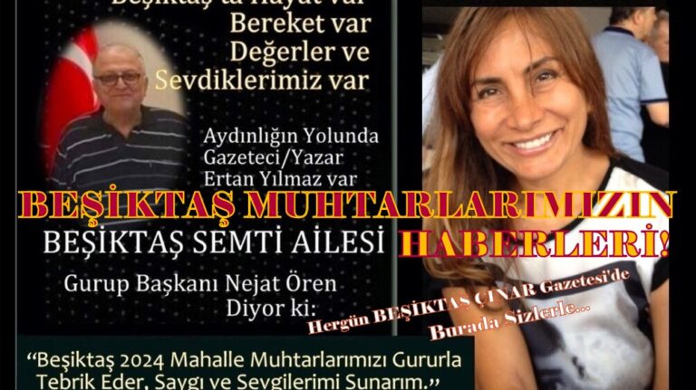BEŞİKTAŞ NİSBETİYE MUHTARI AYŞE ŞİRİNLER’İ TEBRİK EDİYORUZ!
