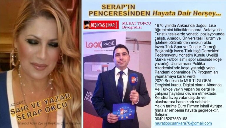 SERAP’IN PENCERESİNDEN: MURAT TOPCU’YU TANIYALIM MI?