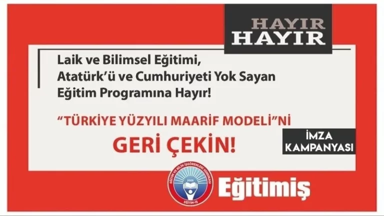 Hukukçu Erdoğan Kılınç: Müfredat taslağının geri çekilmesi için başlattığımız imza kampanyamıza desteğinizi bekliyoruz…