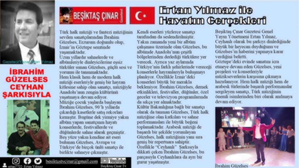 İBRAHİM GÜZELSES CEYHAN ŞARKISIYLA!..