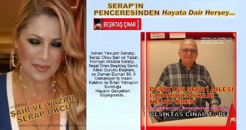 Beşiktaş Çınar Tv’de Bu Hafta: Hayatın Gerçekleri Programında Özel Konuklar…