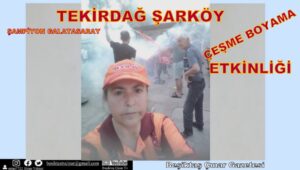 Şarköy’de Renkli Kutlama: Çeşme Boyama Etkinliği Büyük İlgi Gördü…