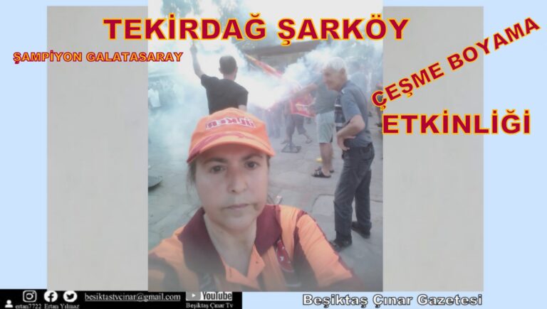 Şarköy’de Renkli Kutlama: Çeşme Boyama Etkinliği Büyük İlgi Gördü…