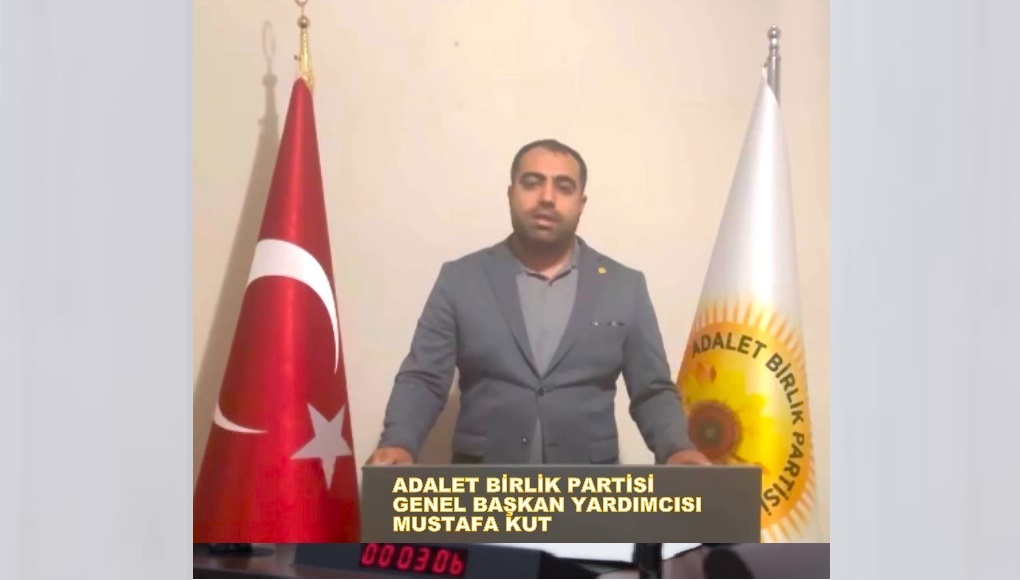 ADALET BİRLİK PARTİSİ Genel Başkan Yardımcısı Sayın Mustafa Kut, Diyarbakır ilçe Kongreleri Hakkında şu Açıklamayı Yaptı…