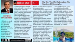 “Benden söylemesi”