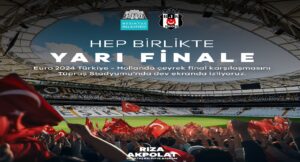 A MİLLİLERİN ÇEYREK FİNAL MAÇI BEŞİKTAŞ TÜPRAŞ STADYUMU’NDA YAYINLANACAK!