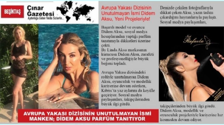 Manken ve Oyuncu Didem Aksu’nun Kıbrıs Tatilinde Ne Yaşadı?