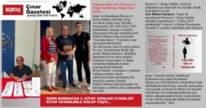 Sabuncu’dan İzmir Bornova’da Kitap İmza Günü…