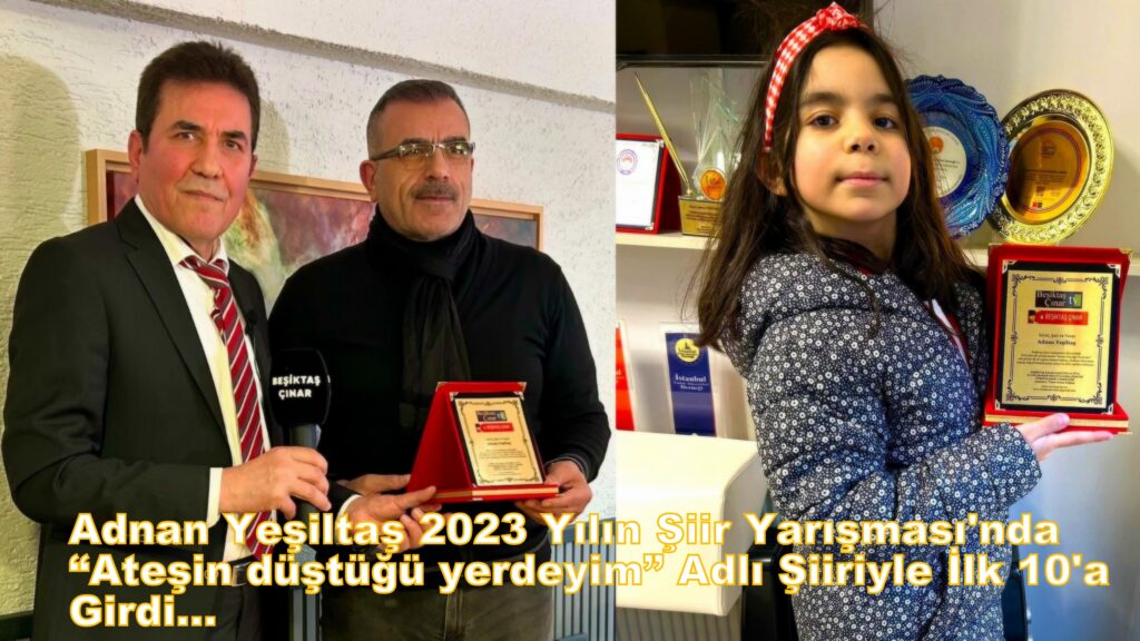 Şair ve Yazar Adnan Yeşiltaş’ın Edebiyat Başarısı Ailesinin Gurur Kaynağı Oldu…