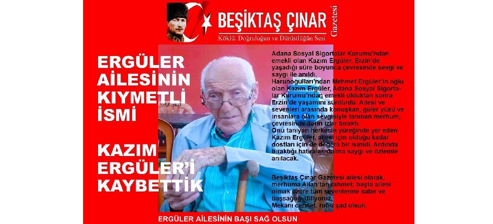 ERGÜLER AİLESİNİN BAŞI SAĞ OLSUN