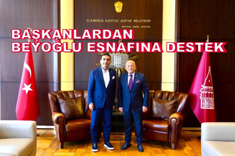 Başkanlardan Beyoğlu Esnafına Destek…