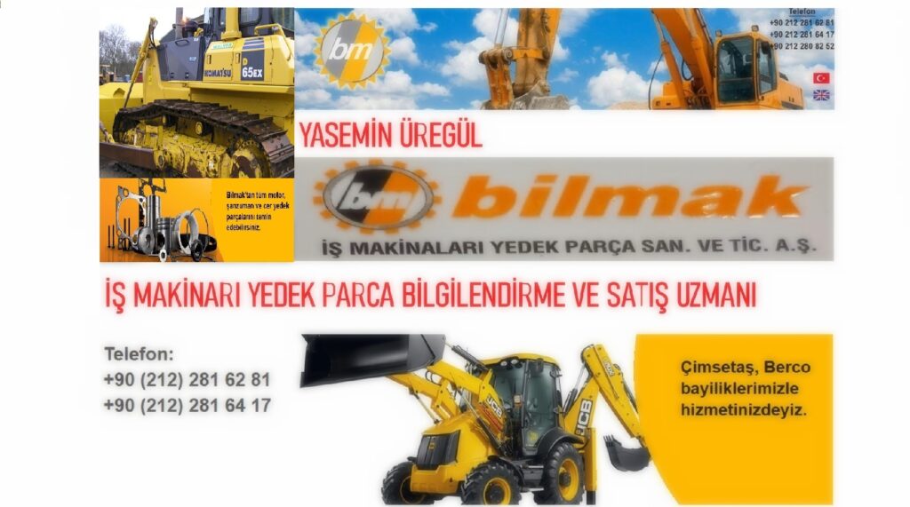İş Makinalarında Verimliliği Artıran Yedek Parçalar ve Bilgilendirme Uzmanı Yasemin Üregül…