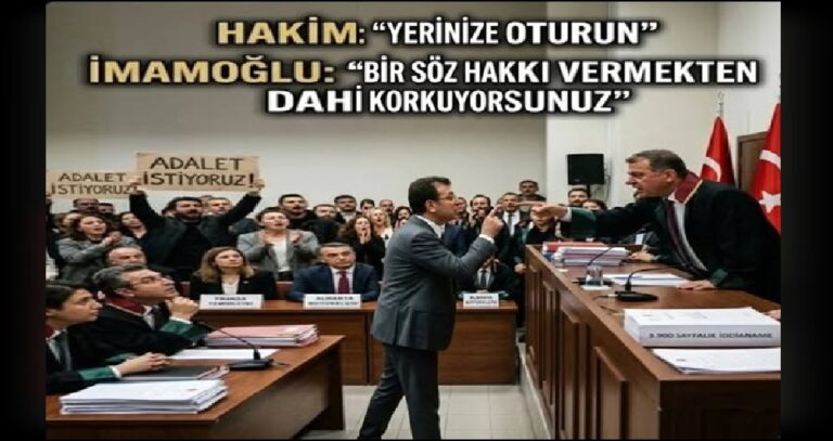 Hakim, “Sanık Ekrem” diye seslendi. Salon tepki verince, “Ekrem Bey” dedi…